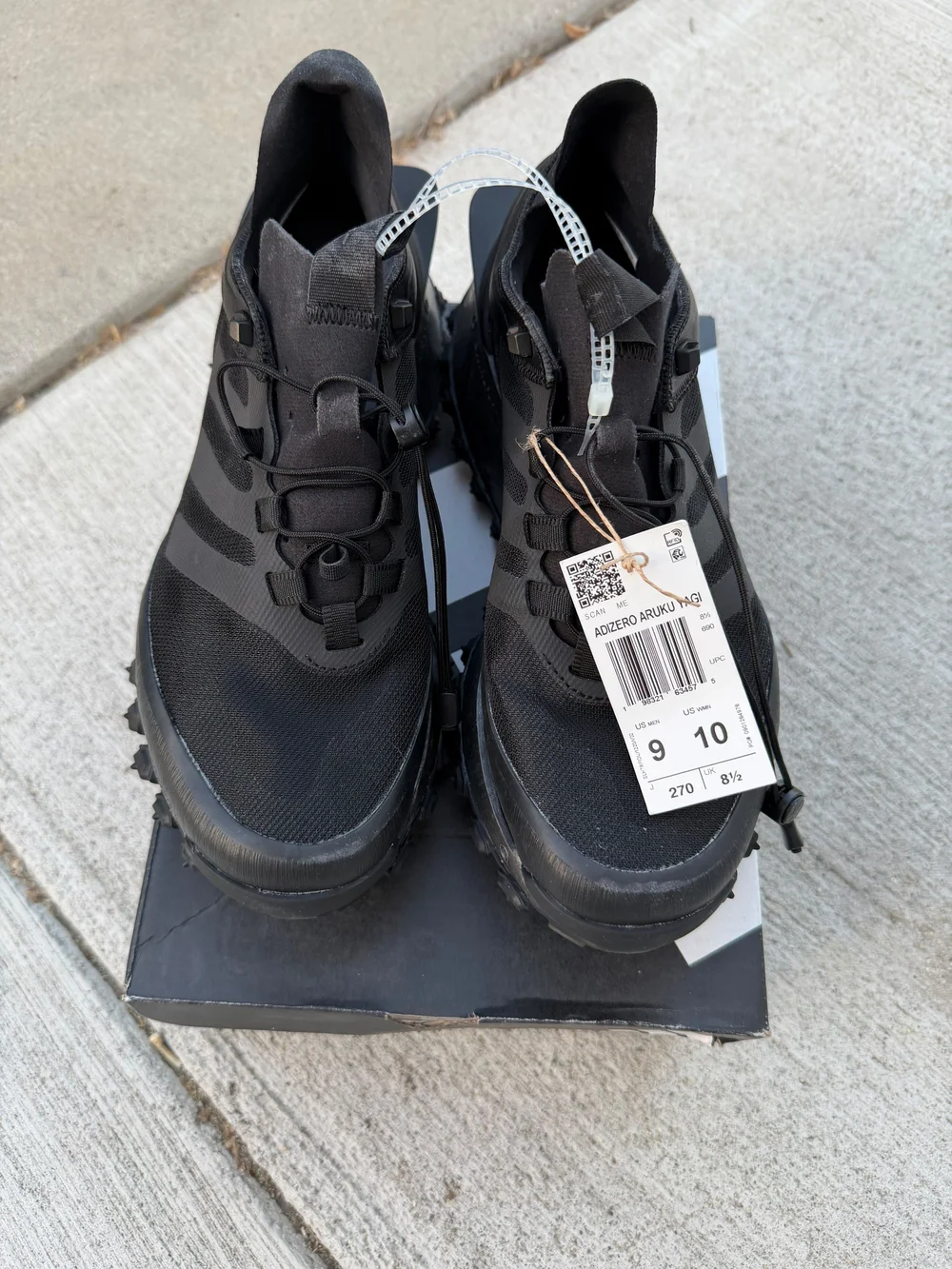 Aruku Yagi Men's Running Shoe - Black Make Me An Offer